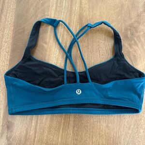 lululemon athletica Teal Free to Be Sports Bra